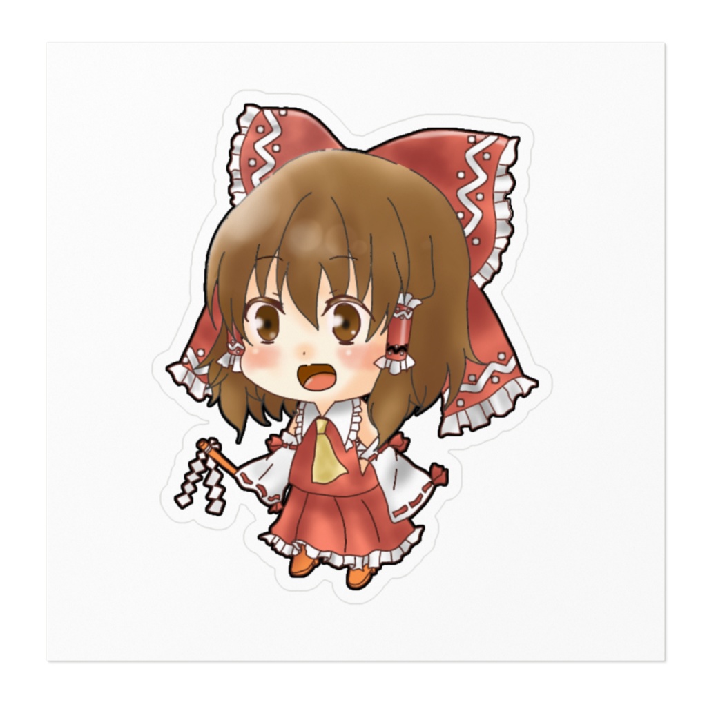 博麗霊夢 ステッカー