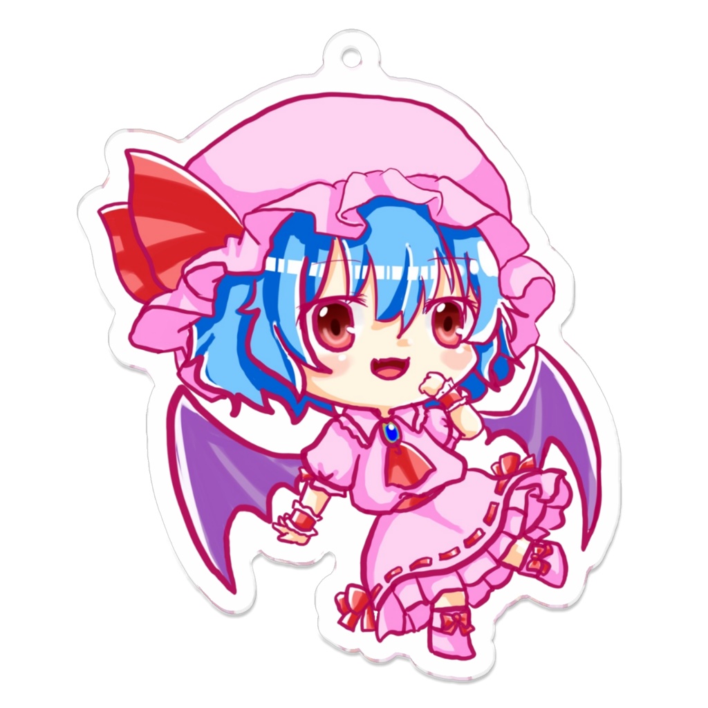 レミリア アクキー(70mm×70mm)