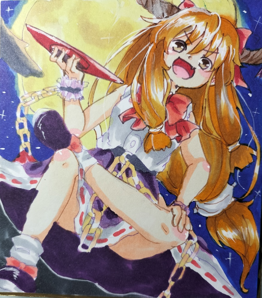 伊吹萃香(12cm×13.5cm)
