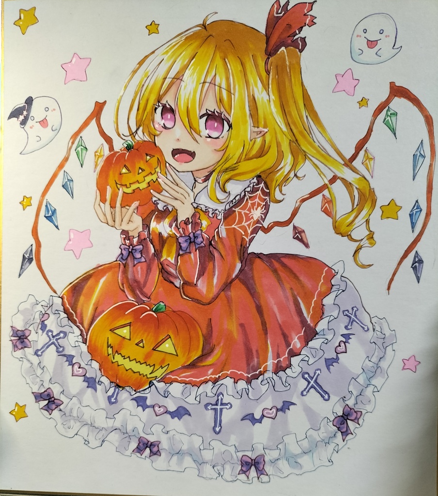 フランちゃん ハロウィンver.(24.2cm×27.2cm)