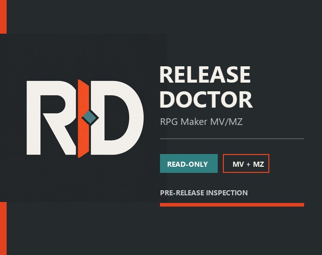 RPG Maker MV/MZ Release Doctor — 公開前プロジェクト検査ツール