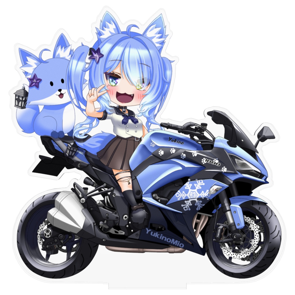 【非公式】ゆきのみお x Kawasaki Ninja1000