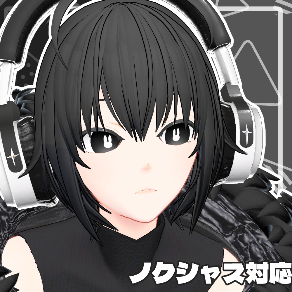 【無料】白うさアイ【９アバター対応】 image
