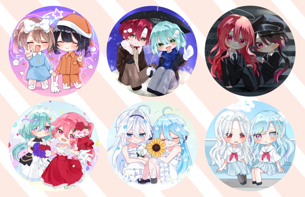 【泥プラ】えらべるガチャ缶バッジ