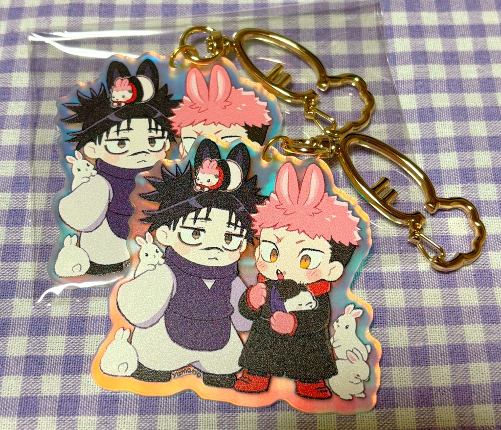 うさ脹虎アクリルキーホルダー