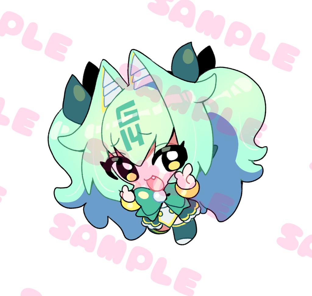 ボンバーガールステッカー