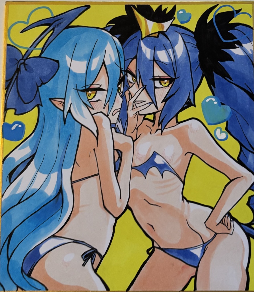 直筆色紙 アクアベリー