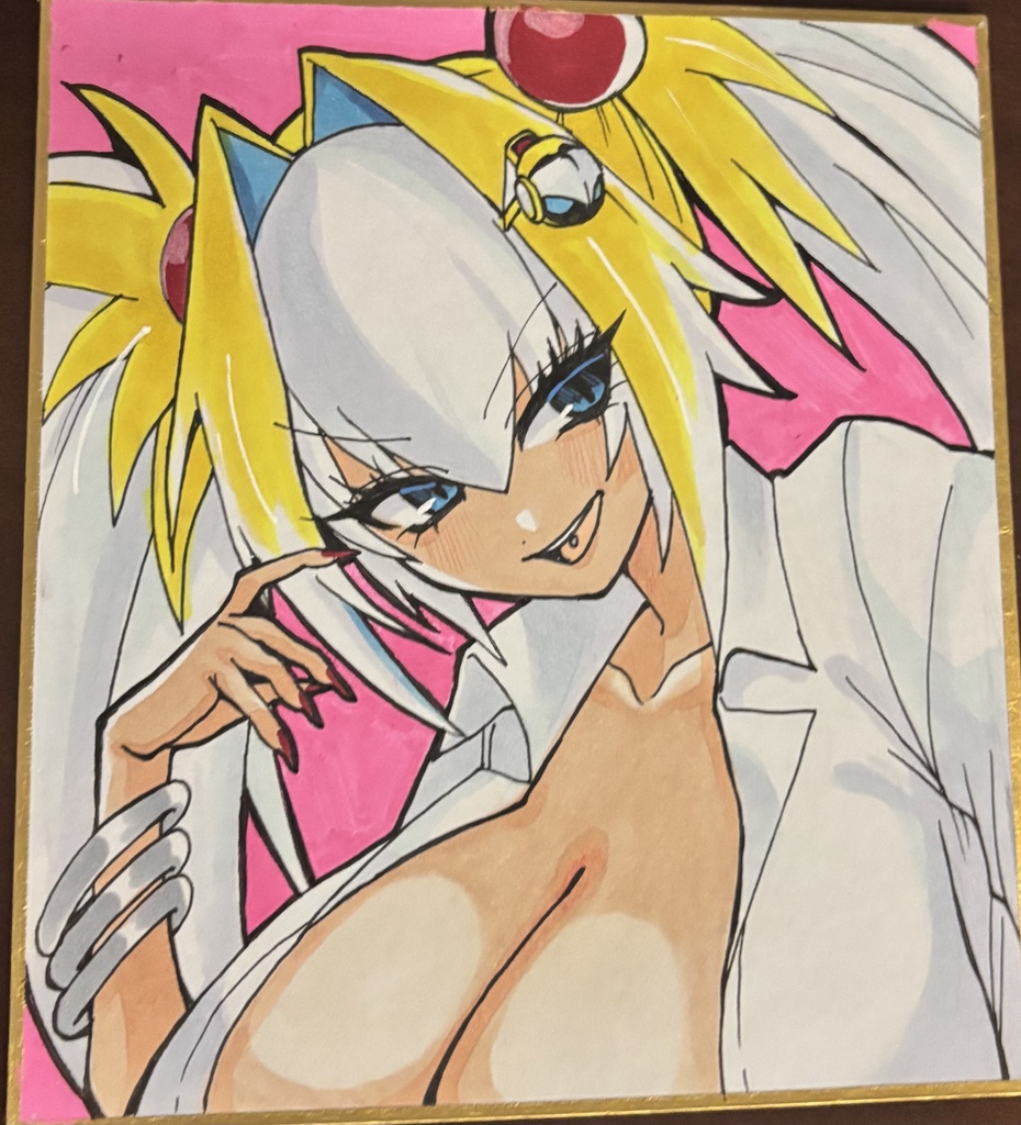 直筆色紙 プラチナ