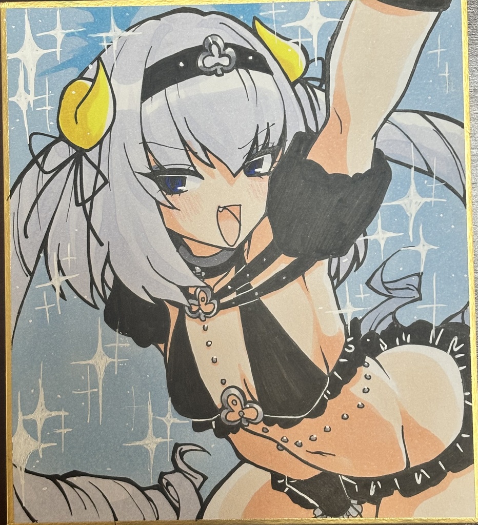 直筆色紙 ミツバ