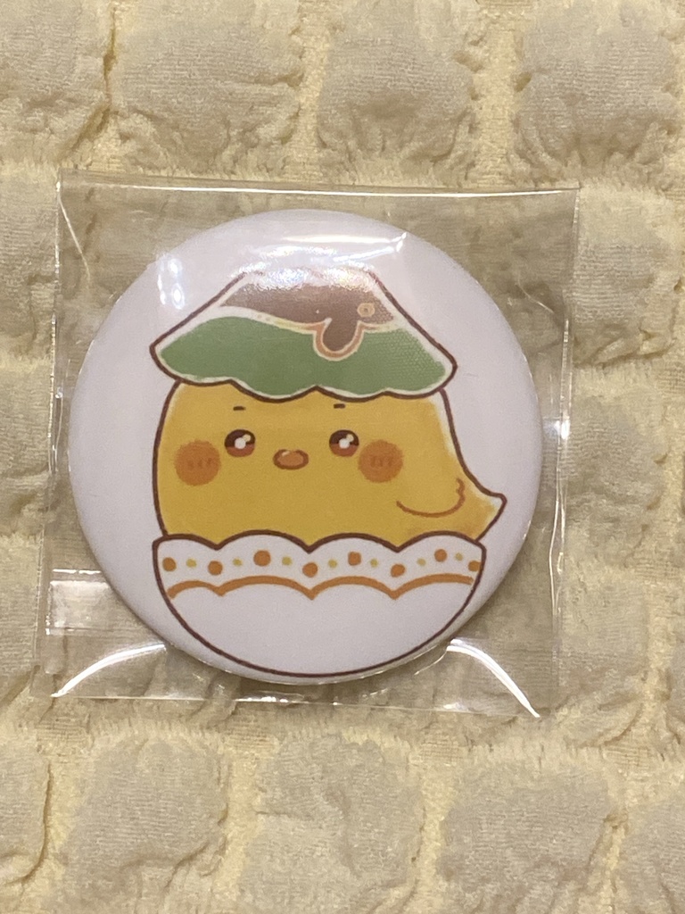 ぴよコの缶バッジ(57mm)