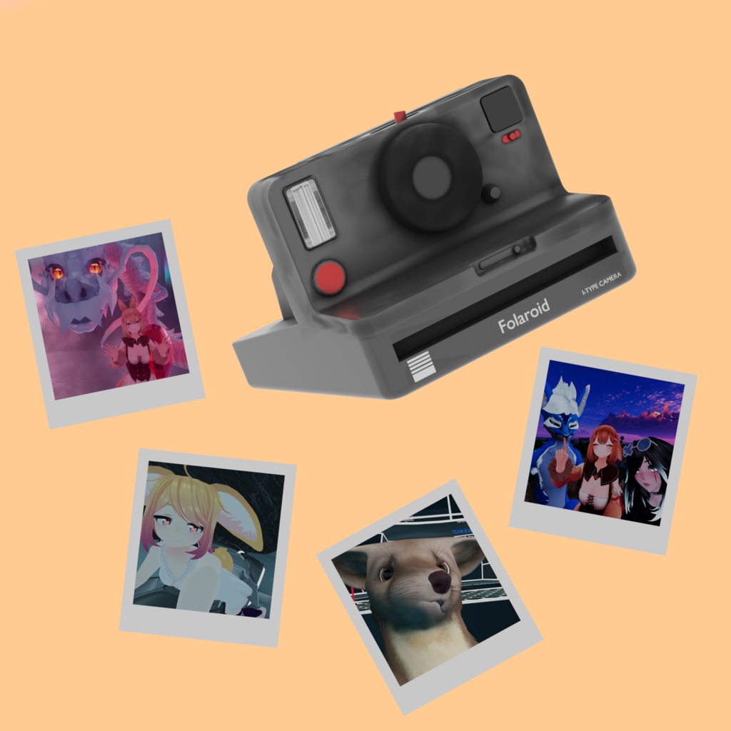 Polaroid Camera for Vrchat World