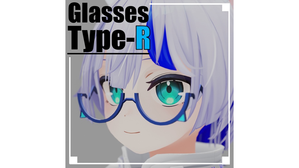 【VRchat】Glasses Type-R