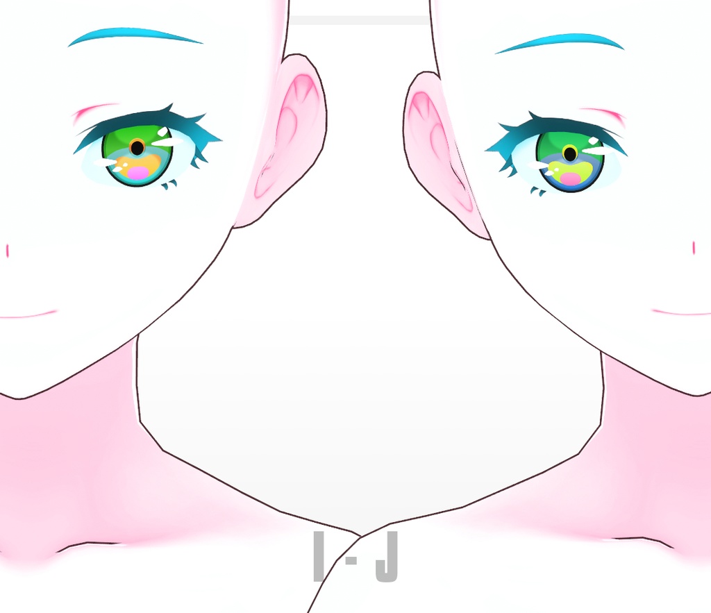 VRoid Texture - Edgelight Eye Iris Set