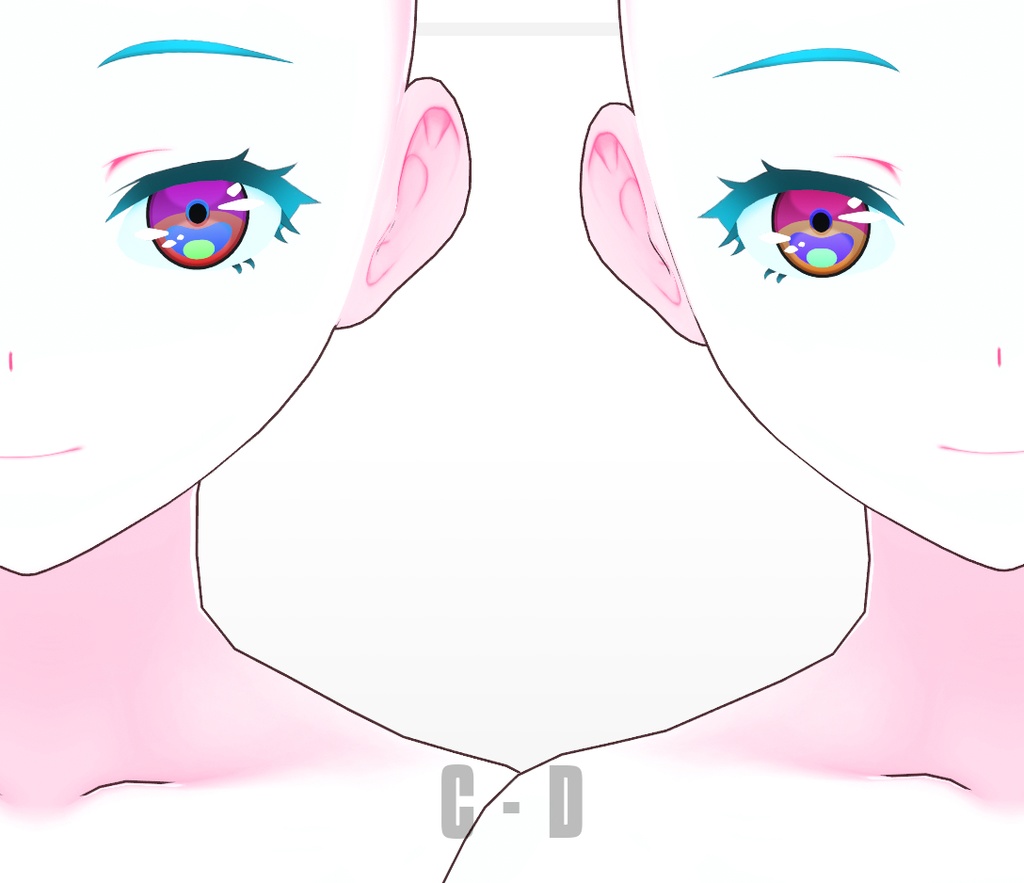 VRoid Texture - Edgelight Eye Iris Set