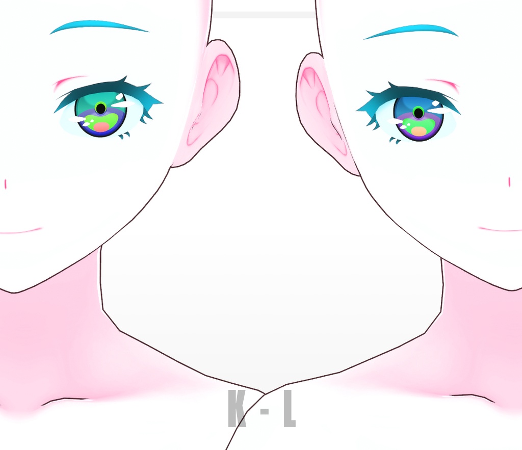 VRoid Texture - Edgelight Eye Iris Set