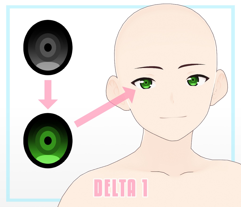 VRoid Texture - Eye Iris Delta