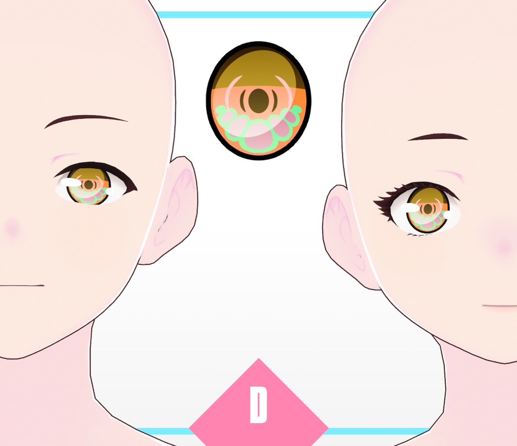 VRoid Texture - Eye Iris Set D