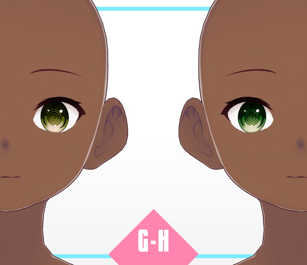 VRoid Texture - Spirit Spiral Eye Iris Set