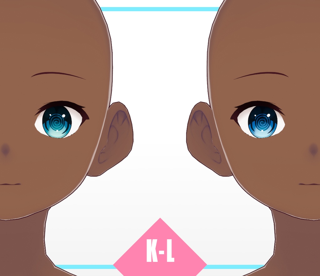 VRoid Texture - Spirit Spiral Eye Iris Set