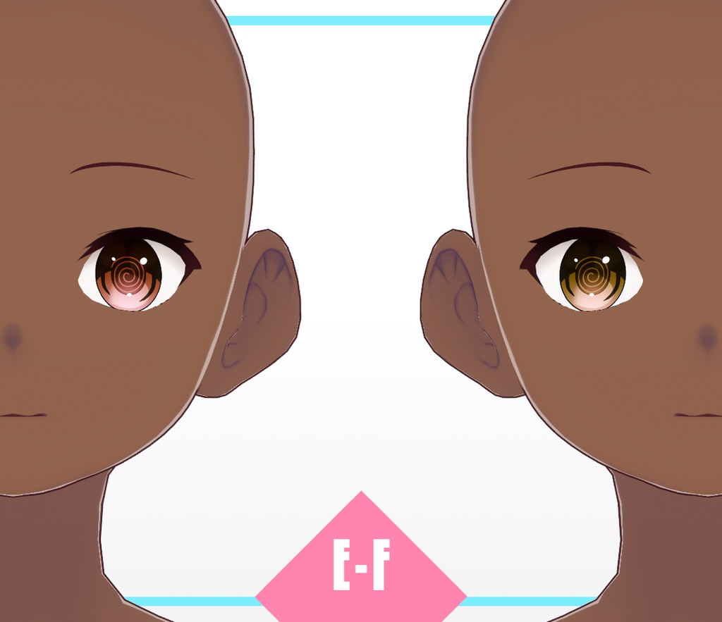 VRoid Texture - Spirit Spiral Eye Iris Set