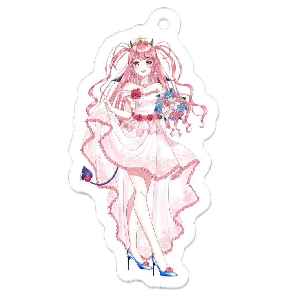 月雲くぅ小悪魔ver.(ウエディング姿)