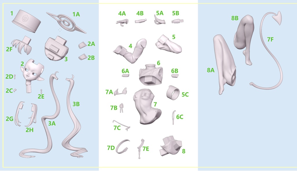 ブルーアーカイブ ノゾミ&ヒカリ メロン双子
