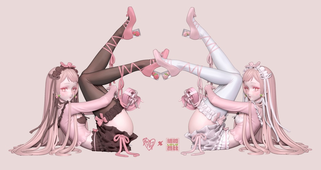 『いちごミルク』 BOMHATオリジナルデザイン