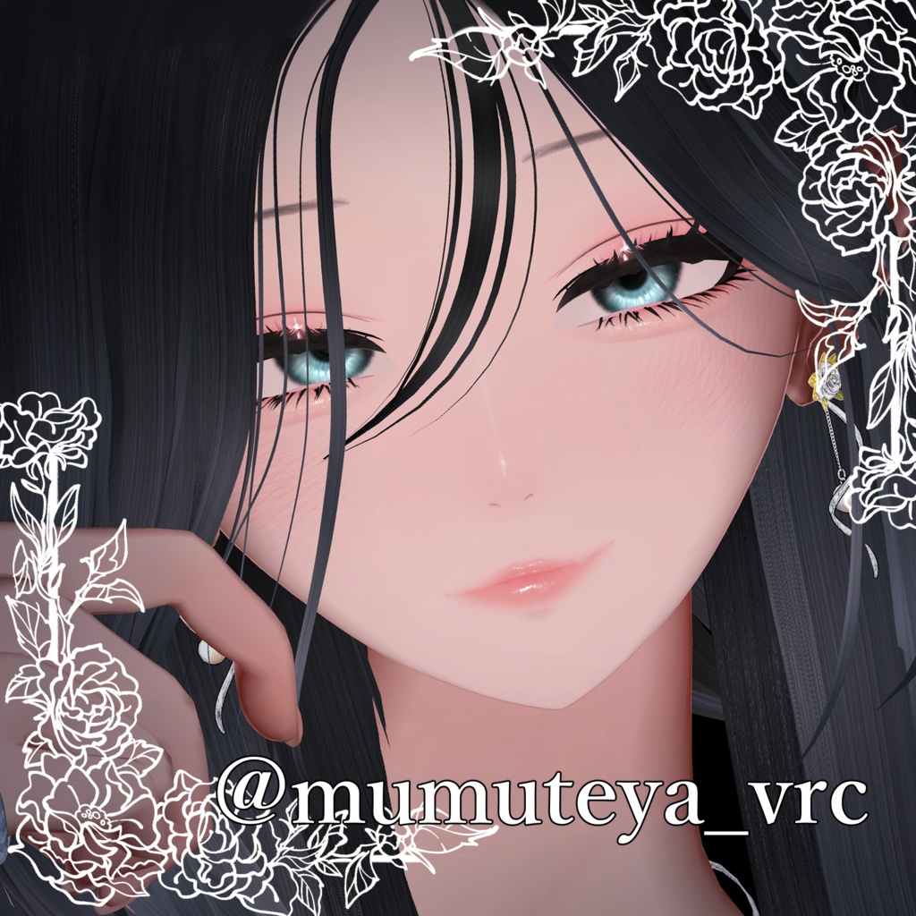 【LUMINA/ルミナ専用】お姉さんメイク/口内テクスチャ/シェイプキー表付き