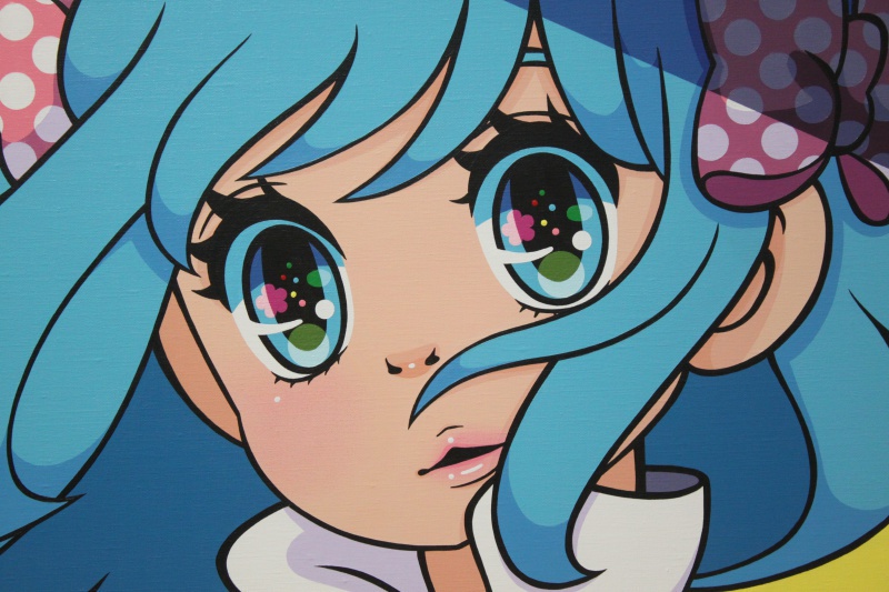 キャンバス作品「なぜ」