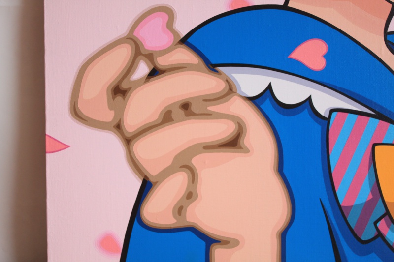 キャンバス作品「さくら」