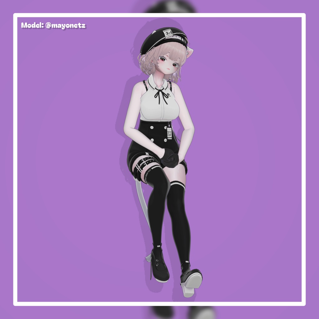 【Sio/しお対応】Sit pose set