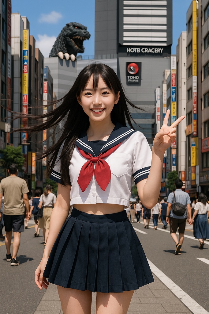 AI美人東京Vol.4｜制服＆私服で歩く都会の美女たち（渋谷・新宿）