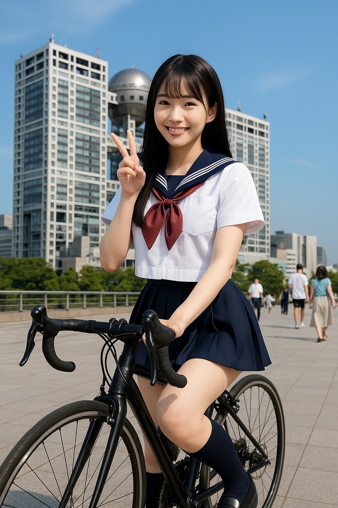 AI美人東京Vol.3｜夏の制服街角編
