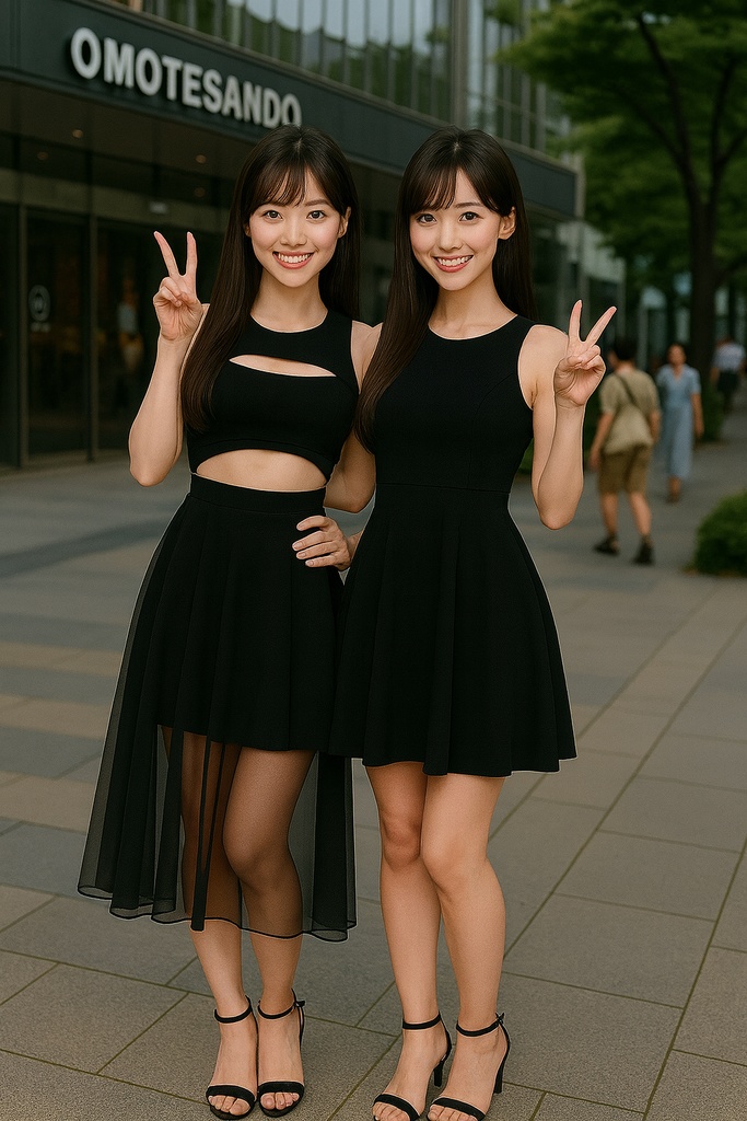 AI美人東京vol1|渋谷・原宿・海辺に現れた都会の美女たち【10枚セット】