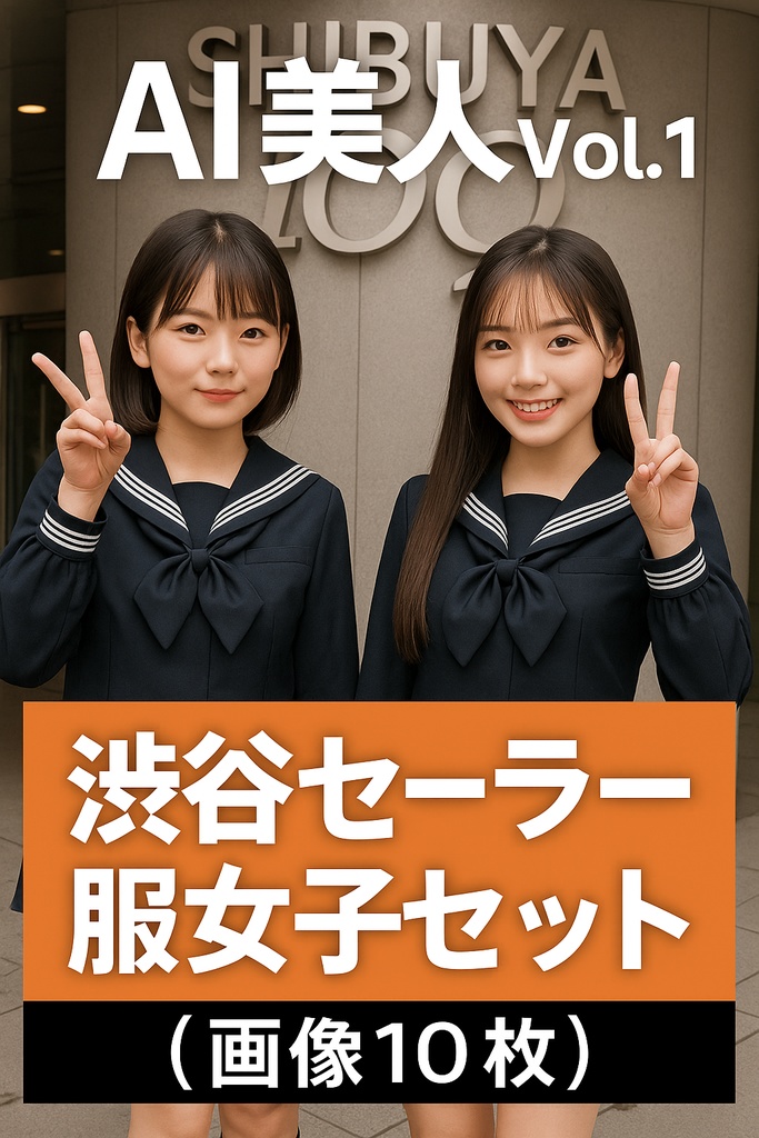 AI美人東京vol8｜【渋谷・原宿・制服女子人気集】