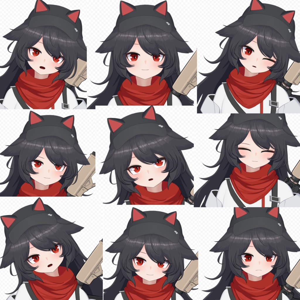 【live2dモデル】live2dモデル/live2d modelデルタフレアDELTAFLAIR