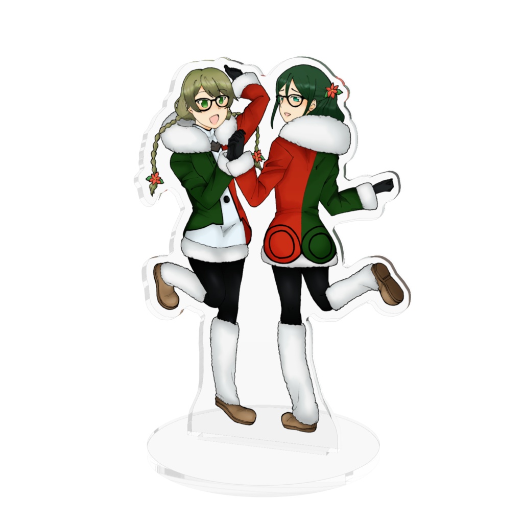 glasstellaユニットアクリルフィギュア☆ポインセチア