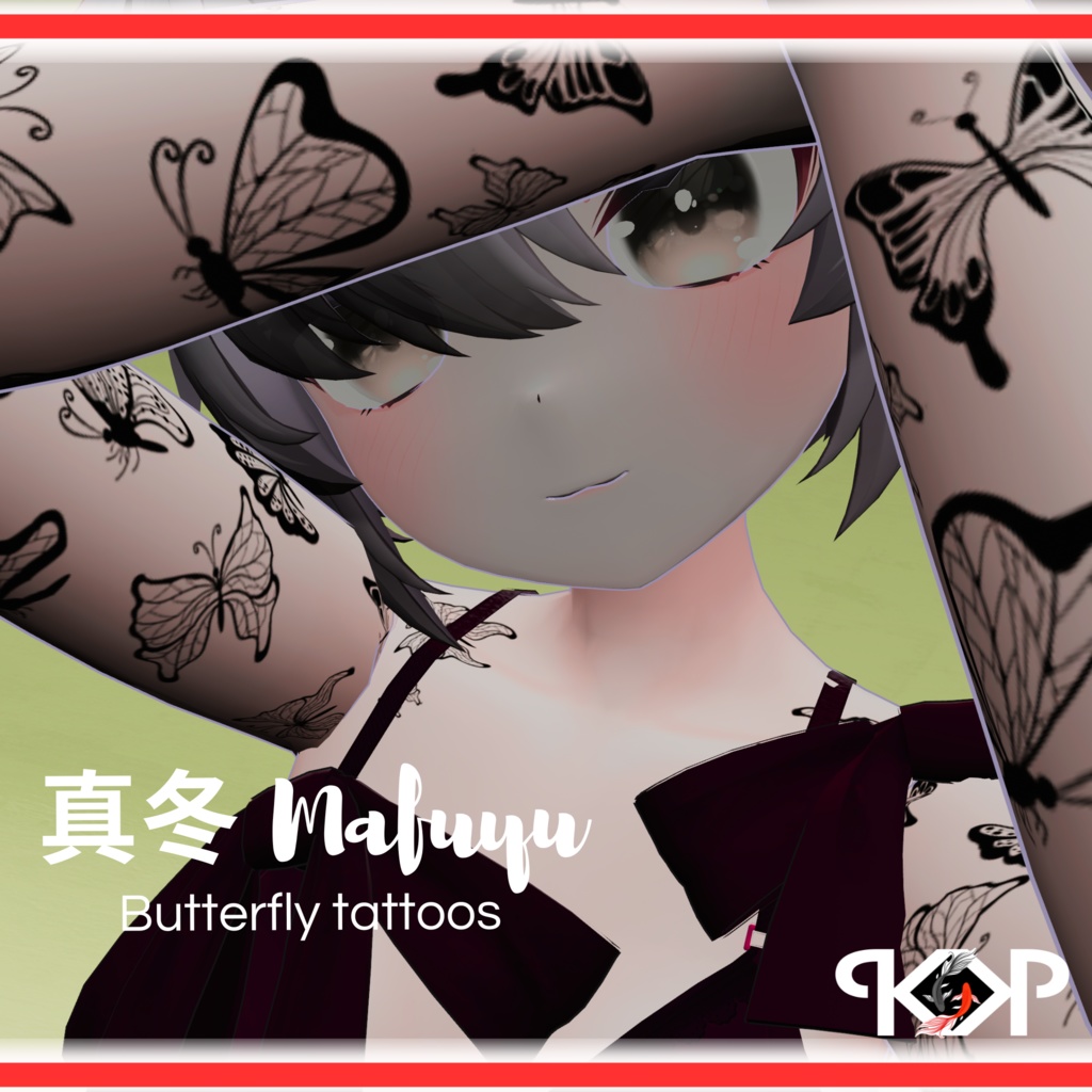 Mafuyu 真冬 Butterfly tattoos🖤