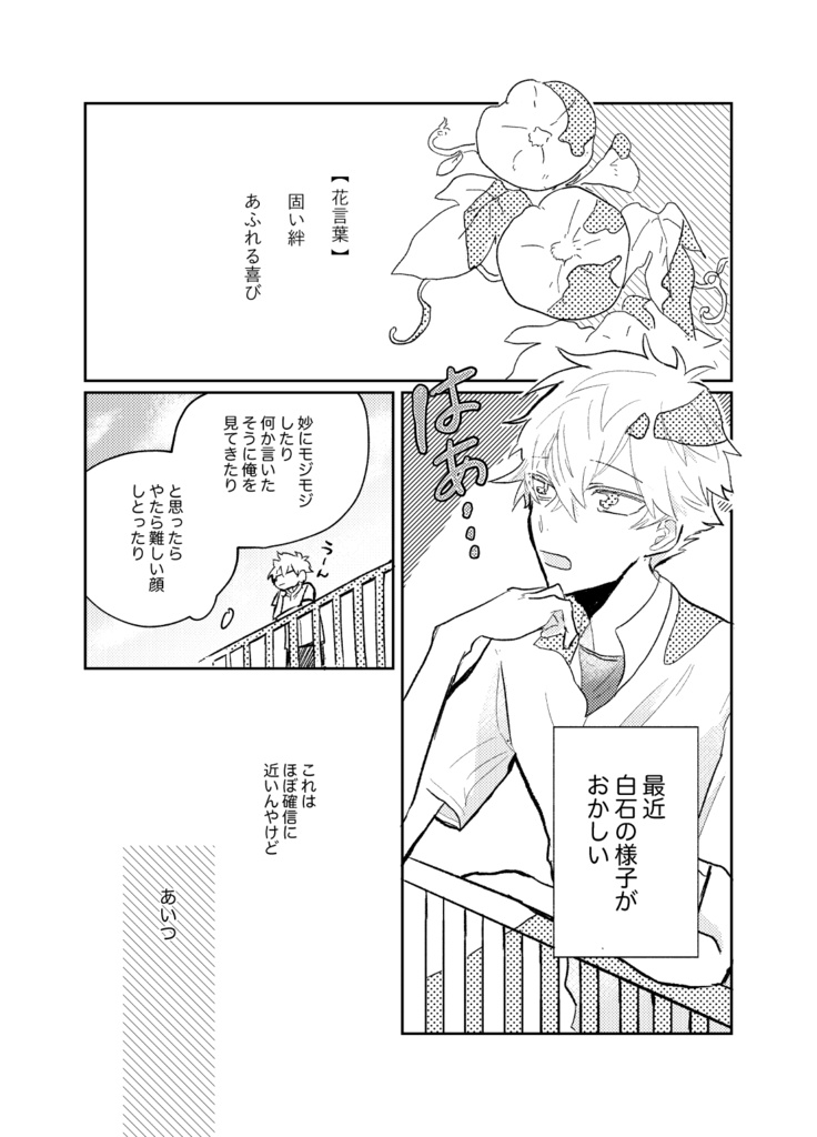 星と朝顔と夜明けの光