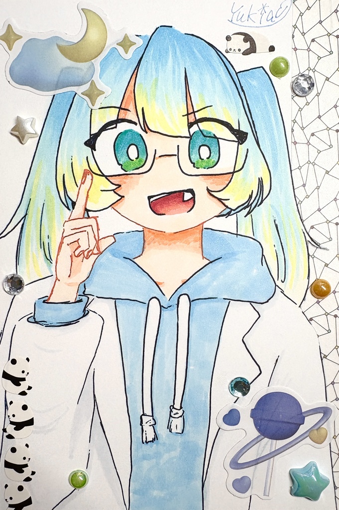 ハカセ！　水色-パンダ-