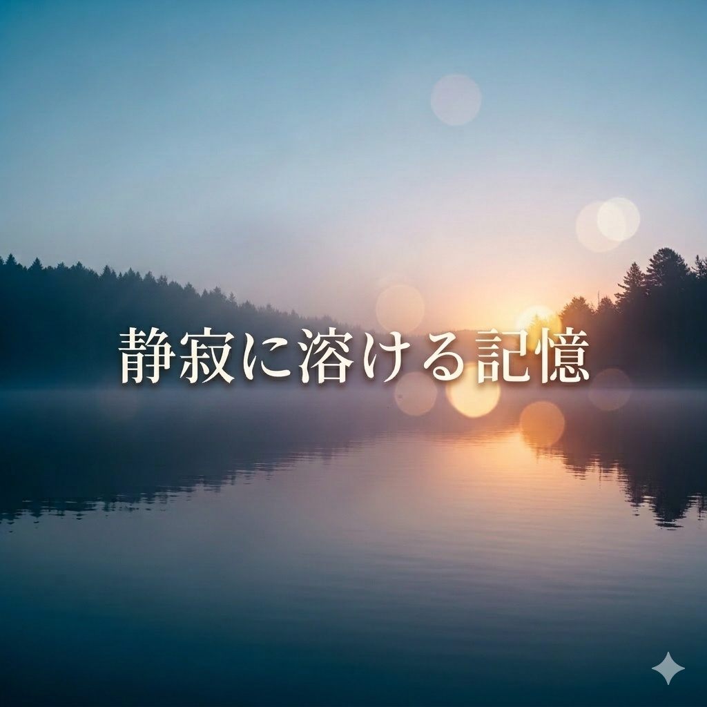 著作権フリー 静寂に溶ける記憶