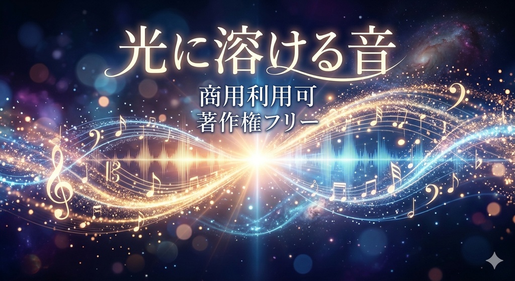 著作権フリー 光に溶ける音BGM