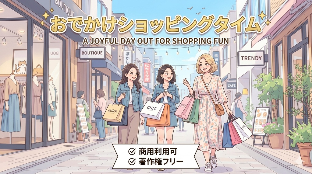 著作権フリー おでかけショッピングタイムBGM