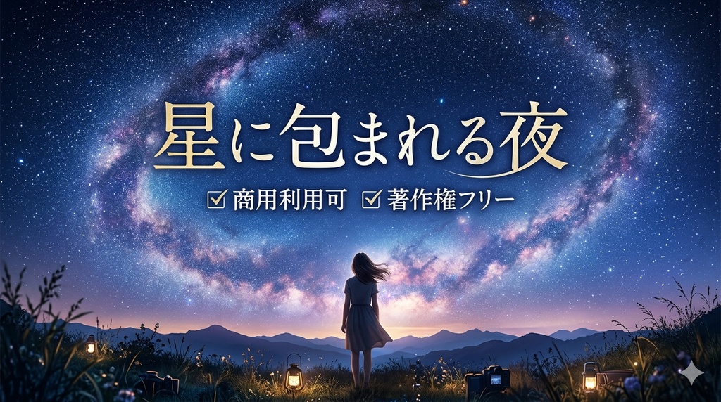 著作権フリー 星に包まれる夜 BGM
