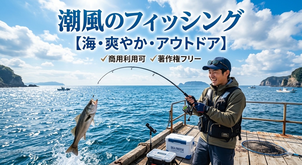 著作権フリー　潮風のフィッシング【海　爽やか　アウトドア】BGM
