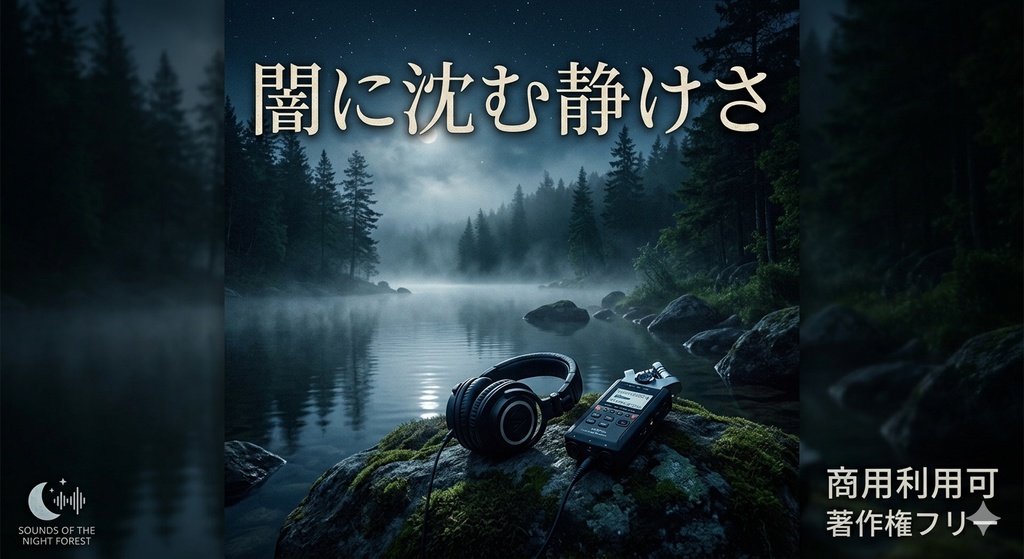 著作権フリー　闇に沈む静けさ　BGM