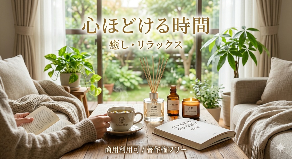 著作権フリー　心ほどける時間　癒し　リラックス　BGM