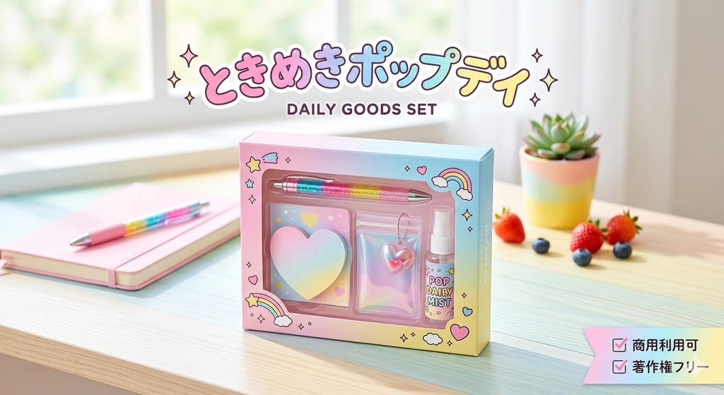 著作権フリー　ときめきポップデイ　BGM