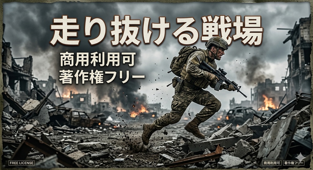 著作権フリー 走り抜ける戦場 BGM