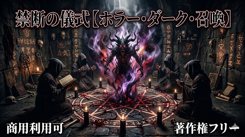 著作権フリー 禁断の儀式【ホラー・ダーク・召喚】BGM